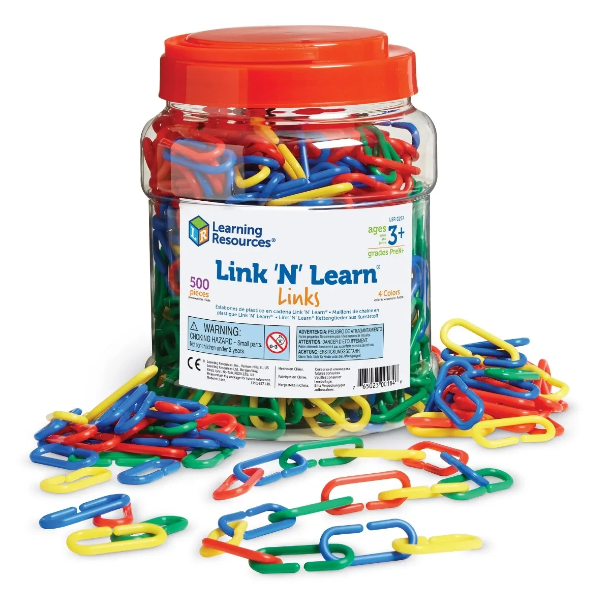 Link 'N' Learn® Links - 4 Colors, Set of 500