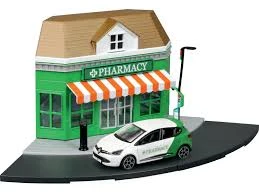 Bburago City Pharmacy – 1:43 Street Fire Playset