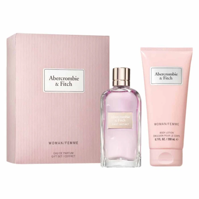 AB & Fitch First Instinct (L) EDP 100ml + 200ml Lotion – Best Fragrance Set Perf