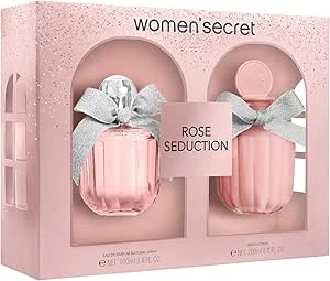 WOMEN SECRET ROSE SEDUCTION SET (L)EDP 100ML+B/L200 PERFUMES