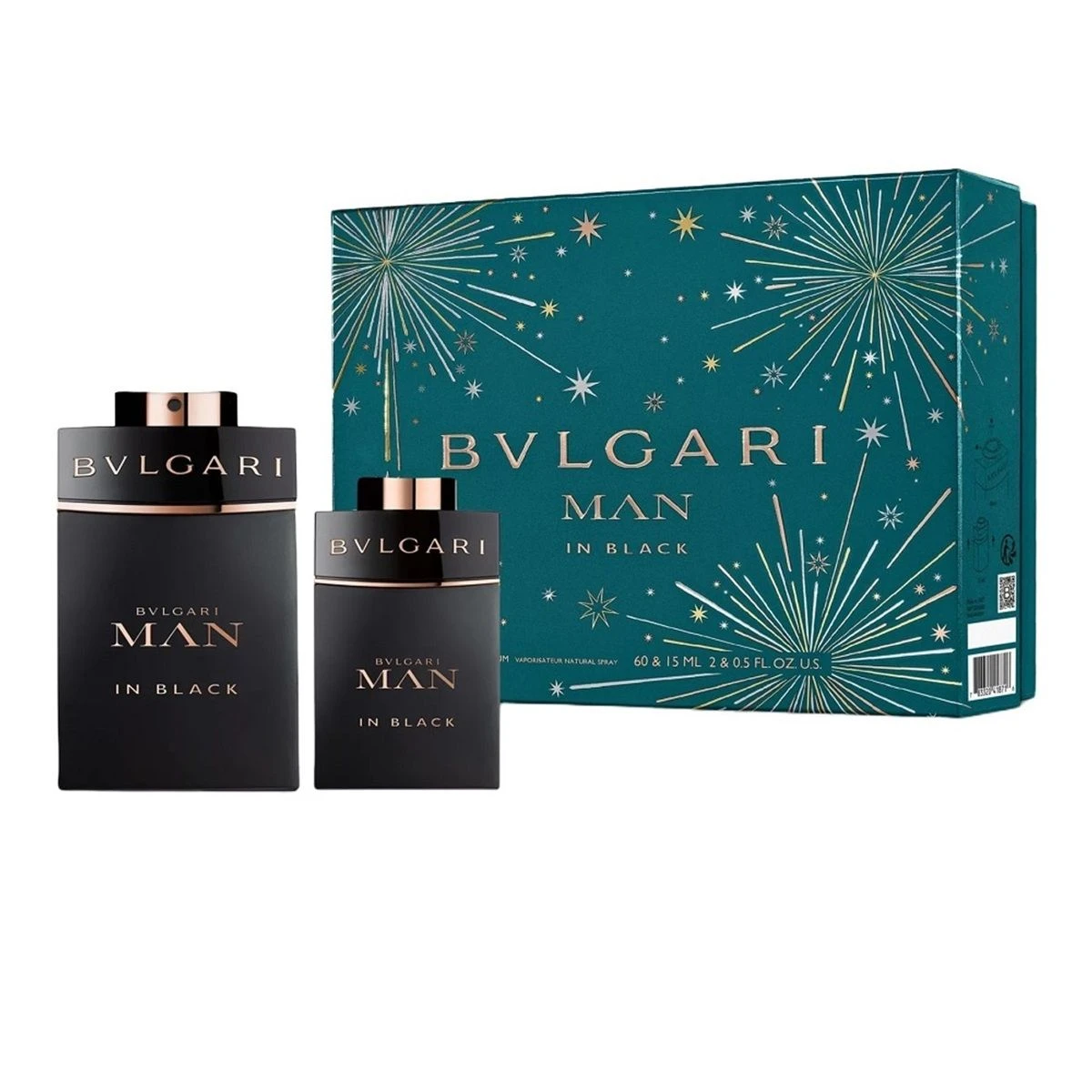 Bvlgari Man in Black (M) EDP Set 60ml + 15ml – Luxury Fragrance Perfumes
