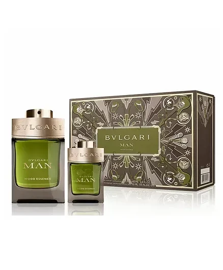 Bvlgari Man Wood Essence (M) EDP Set 100ml + 15ml – Perfect Gift Perfumes
