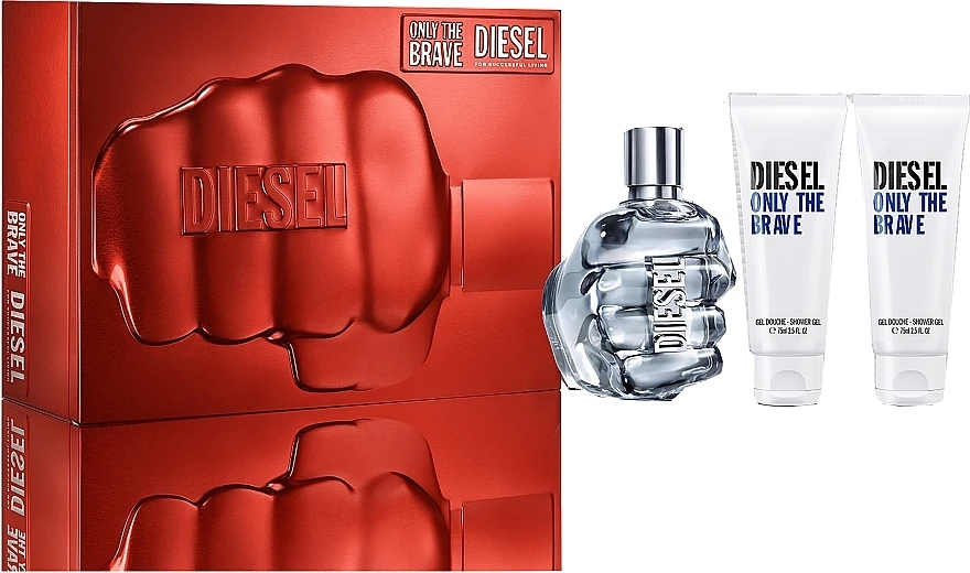 Diesel Only The Brave (M) EDT 125ml + A/S 75ml + S/G 75ml – Men’s perfumes