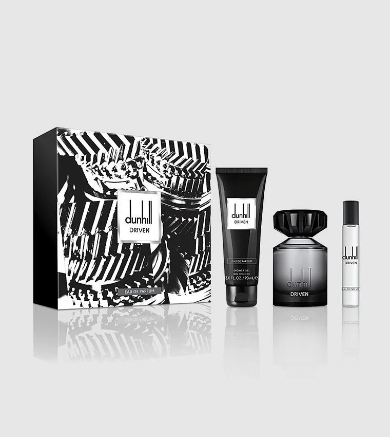 Dunhill Driven Black Perfume Set (M) EDP 100ml + 15ml + S/G 90ml Perfumes