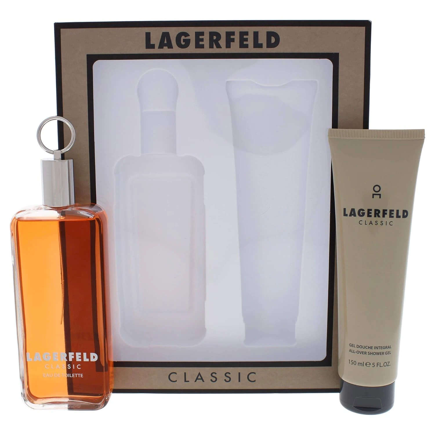 KARL LAGERFELD CLASSIC (M) SET EDT 150ML+ SG 150ML PERFUMES