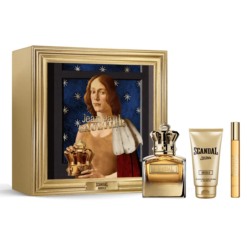 JPG SCANDAL ABSOLU SET (M) EDP 100ML+S/G75ML+10ML PERFUMES
