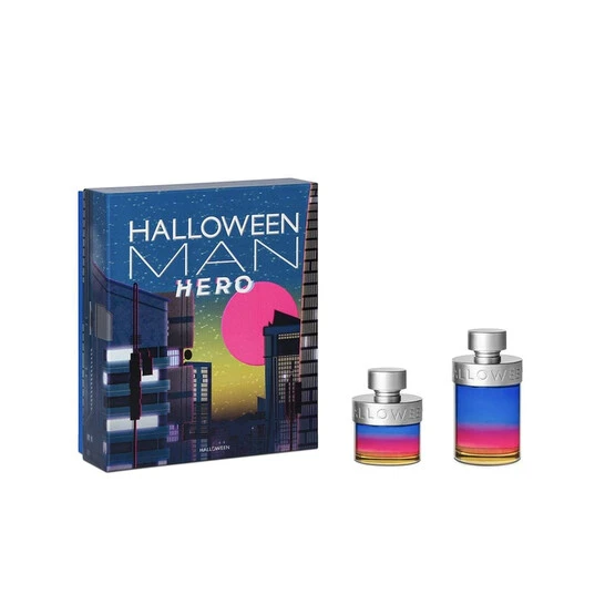 J.DEL POZO HALLOWEEN MAN HERO (M) SET EDT 125ML+50M PERFUMES