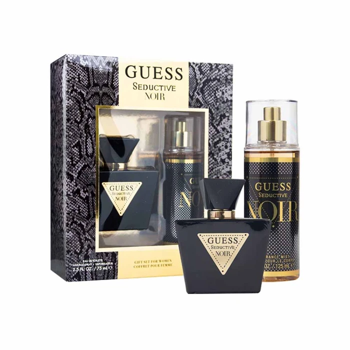 GUESS SEDUCTIVE NOIR (L) SET EDT 75ML+B/M 125ML PERFUMES
