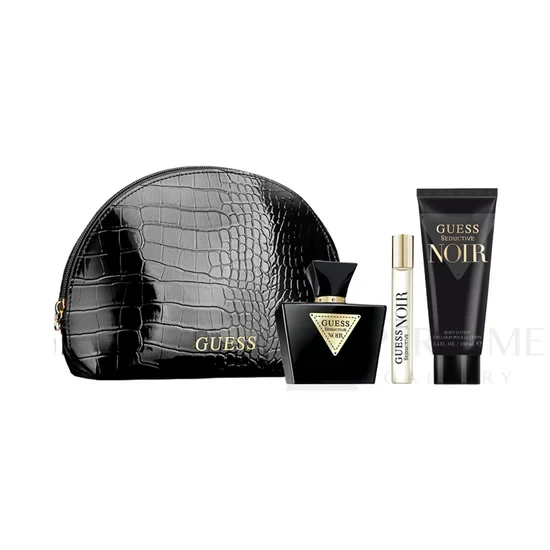 GUESS SEDUCTIVE NOIR (L) SET 75ML+B/L 100ML+ EDT 15ML+ POUCH PERFUMES