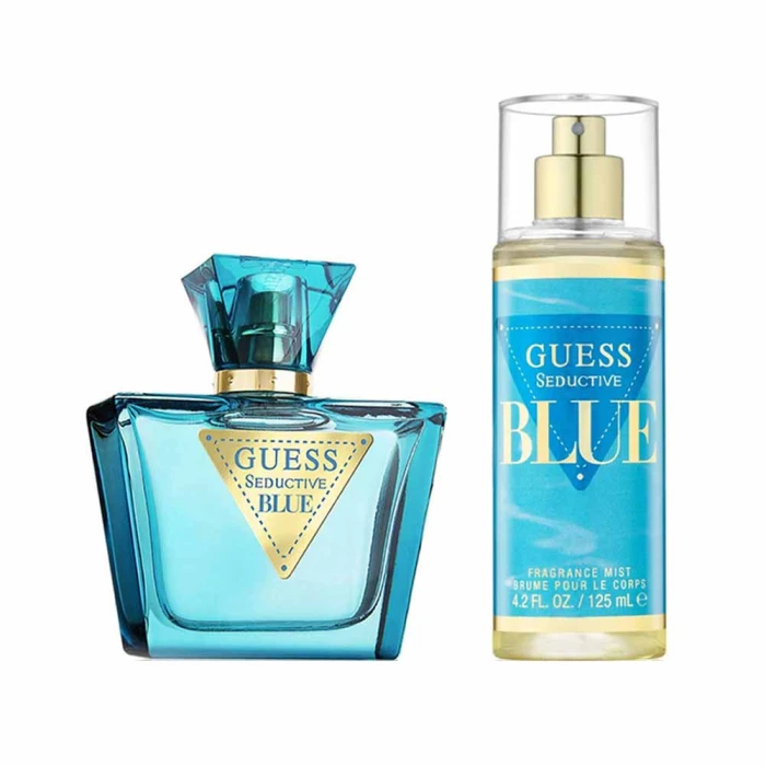 GUESS SEDUCTIVE BLUE (L) SET EDT 75ML+125ML MIST PERFUMES