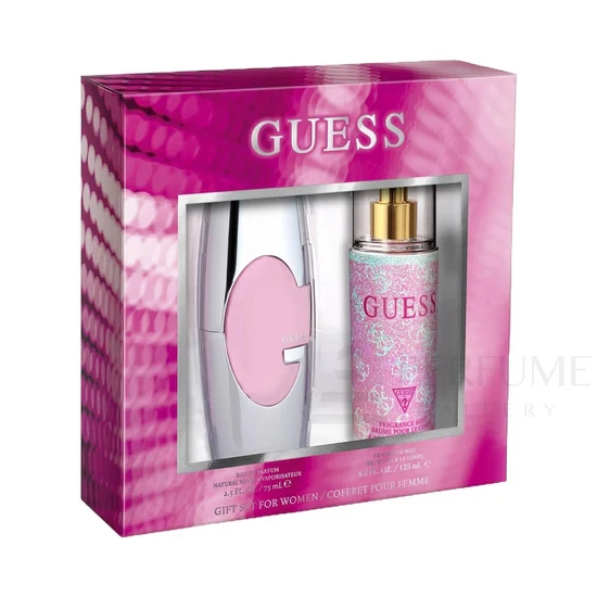 GUESS PINK (L) SET EDP 75ML+125ML B/MIST NEW PERFUMES