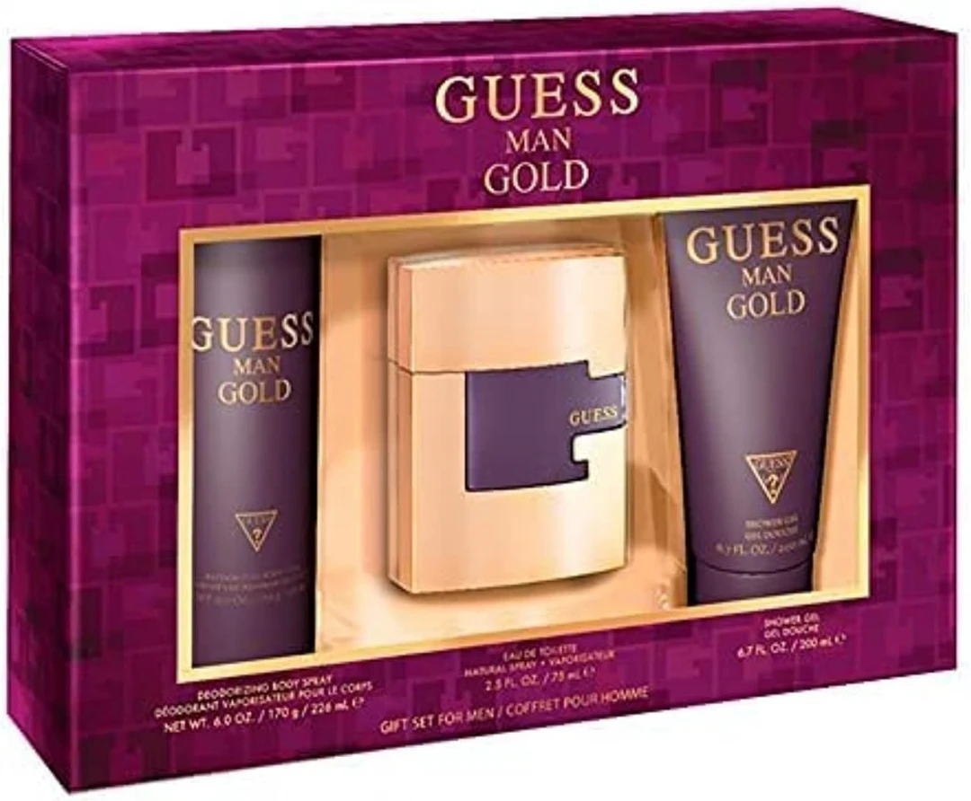 GUESS GOLD (M) SET EDT 75ML+SG 200ML+ B/S 226ML PERFUMES