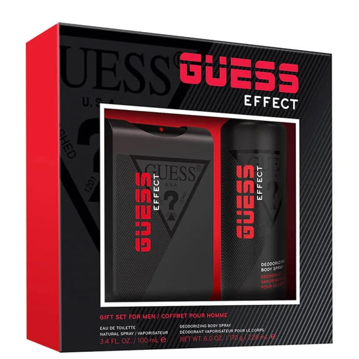 GUESS EFFECT SET (M) EDT 100ML+B/S 226ML PERFUMES