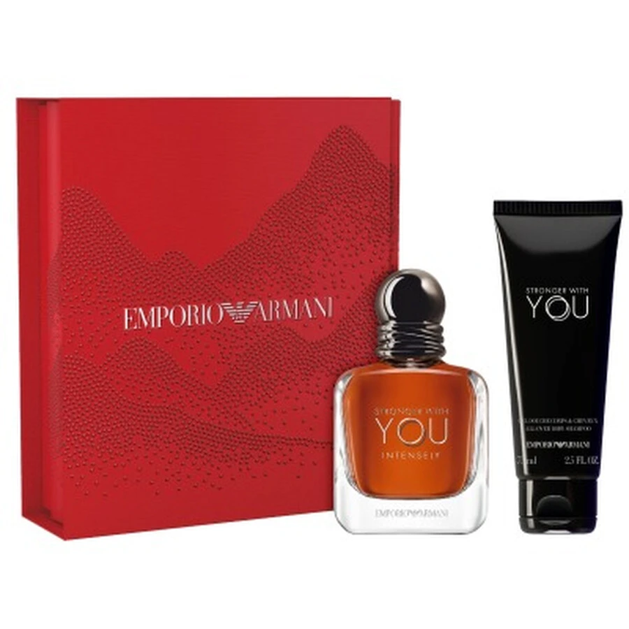GA STRONGER WITH YOU INTENSELY SET (M) EDP 50ML+S/G 75ML PERFUMES