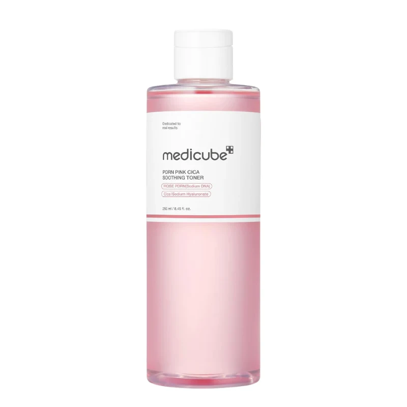 PDRN Pink Cica Soothing Toner 250ml Soothes Redness and Irritation
