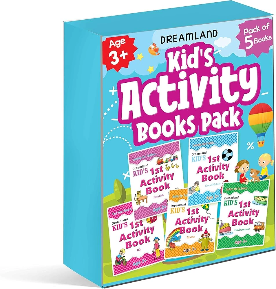 Fun and Educational Kid’s Activity Pack for Ages 3+ dreamland books