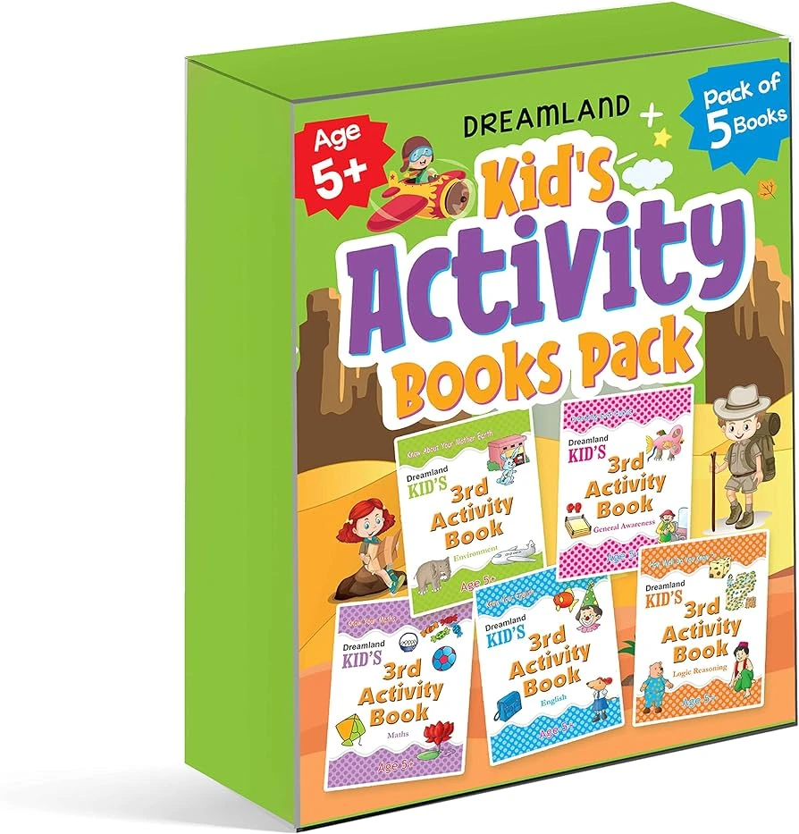 Exciting and Educational Kid’s Activity Pack for Ages 5+ dreamland books