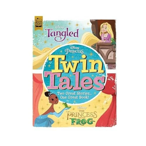 Disney Princess Twin Tales - Tangled & The Princess and The Frog by Igloo Books