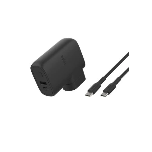 Belkin BL-PB-Z003-5000C+AC-25W-BLK - 25W Fast Charger with 5000mAh Power Bank