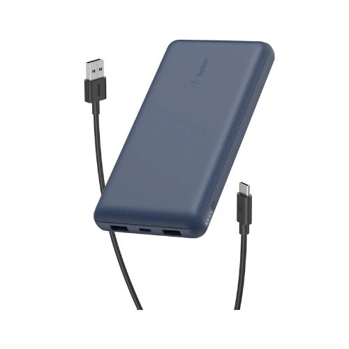 Belkin BL-PB-B006-10000PD-BLU - Travel-Friendly 10,000mAh Power Bank in Blue