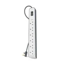 Belkin BL-SRG-6OT-USB-A-C-UK - Reliable Power Strip with 6 Outlets and USB Ports
