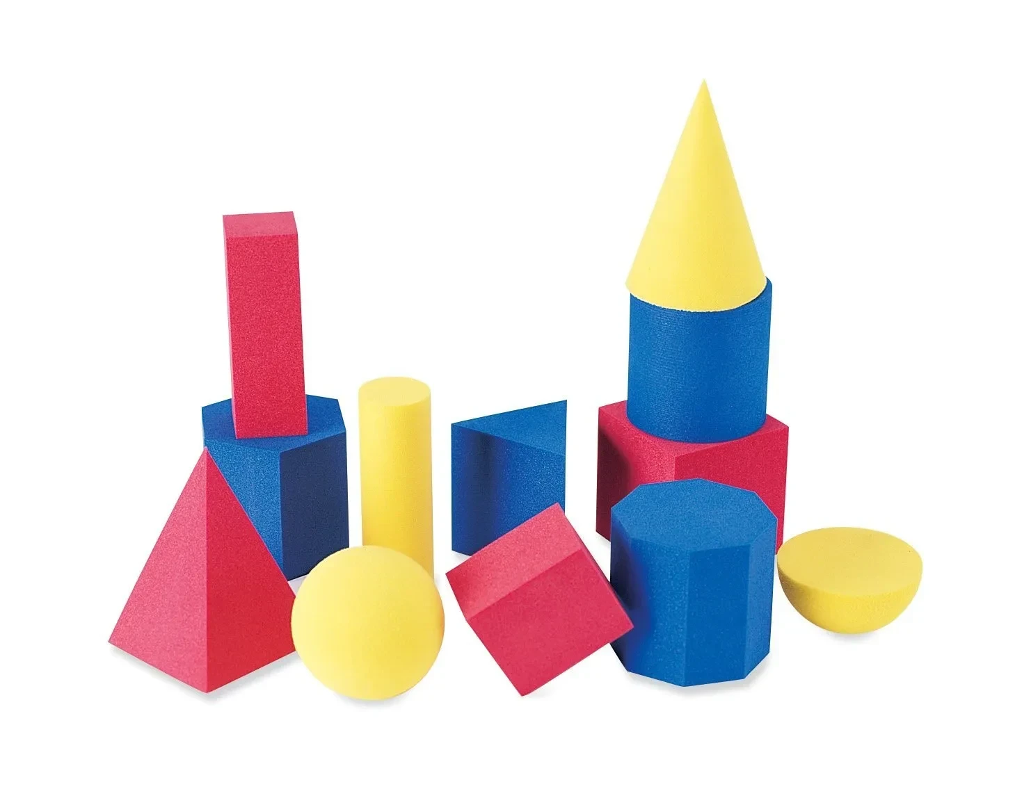 Soft Foam Small Geometric Shapes