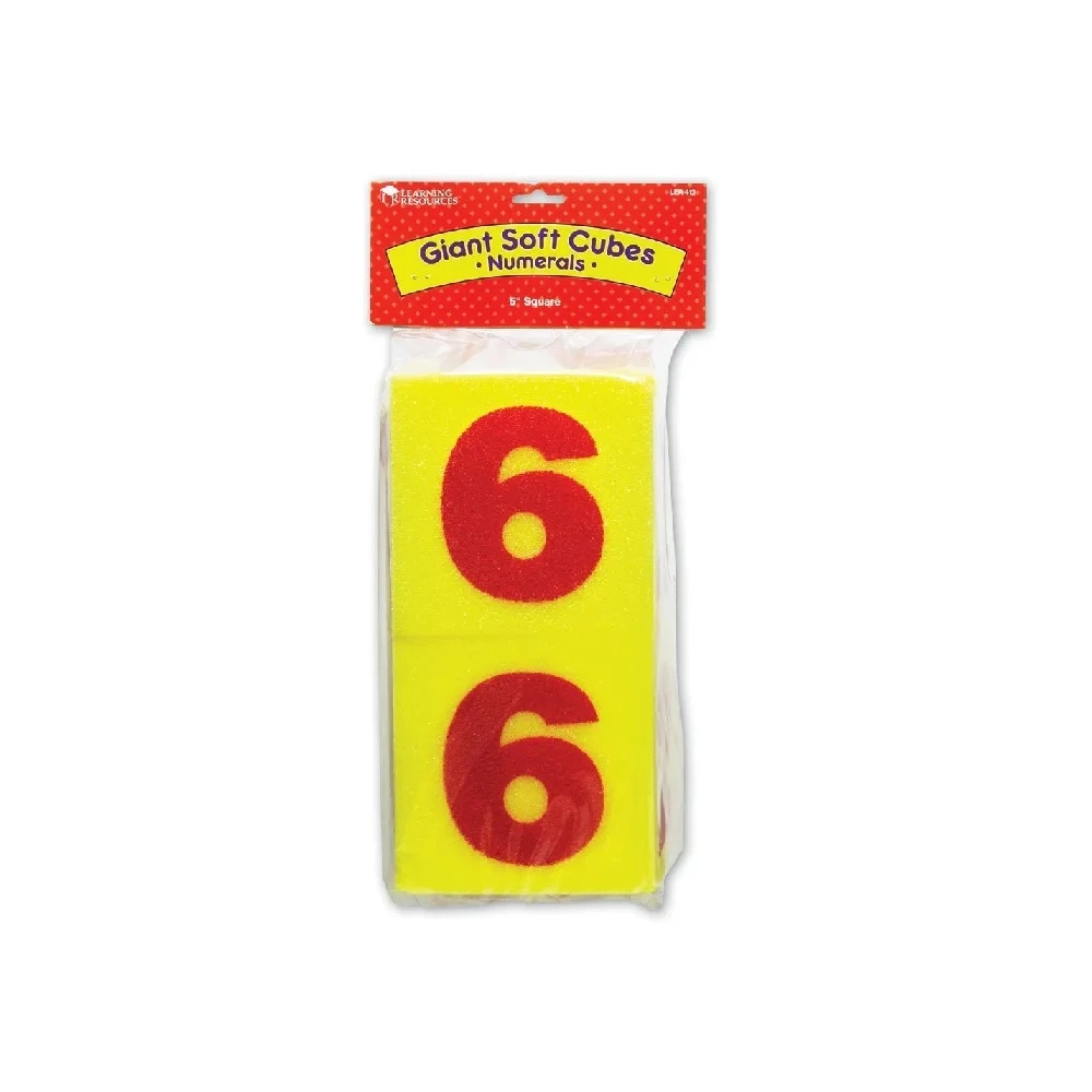 Giant Soft Number Cubes (Set of 2)