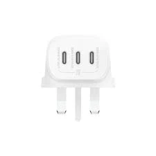 Triple Port 67W USB Fast Car Charger - BL-AC-3Port-67W-C002-WHT by Belkin