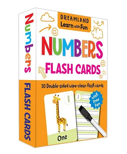 NUMBERS FLASH CARDS DRAMLAND BOOKS