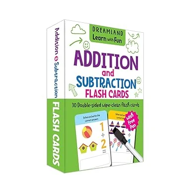ADDITION AND SUBTRACTION FLASH CARDS DRAMLAND BOOKS