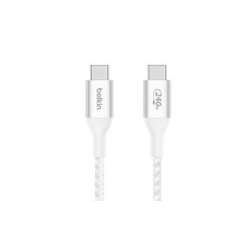 240W USB-C to USB-C Cable, 1M, White - Belkin