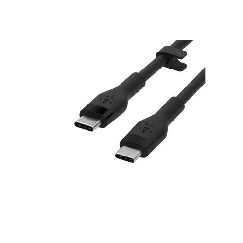 Silicon USB-C Cable, 1M, Black for Fast Charging - Belkin
