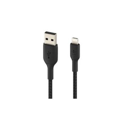 High-Speed 2M Lightning Cable for iPhone & iPad – Belkin (Black)
