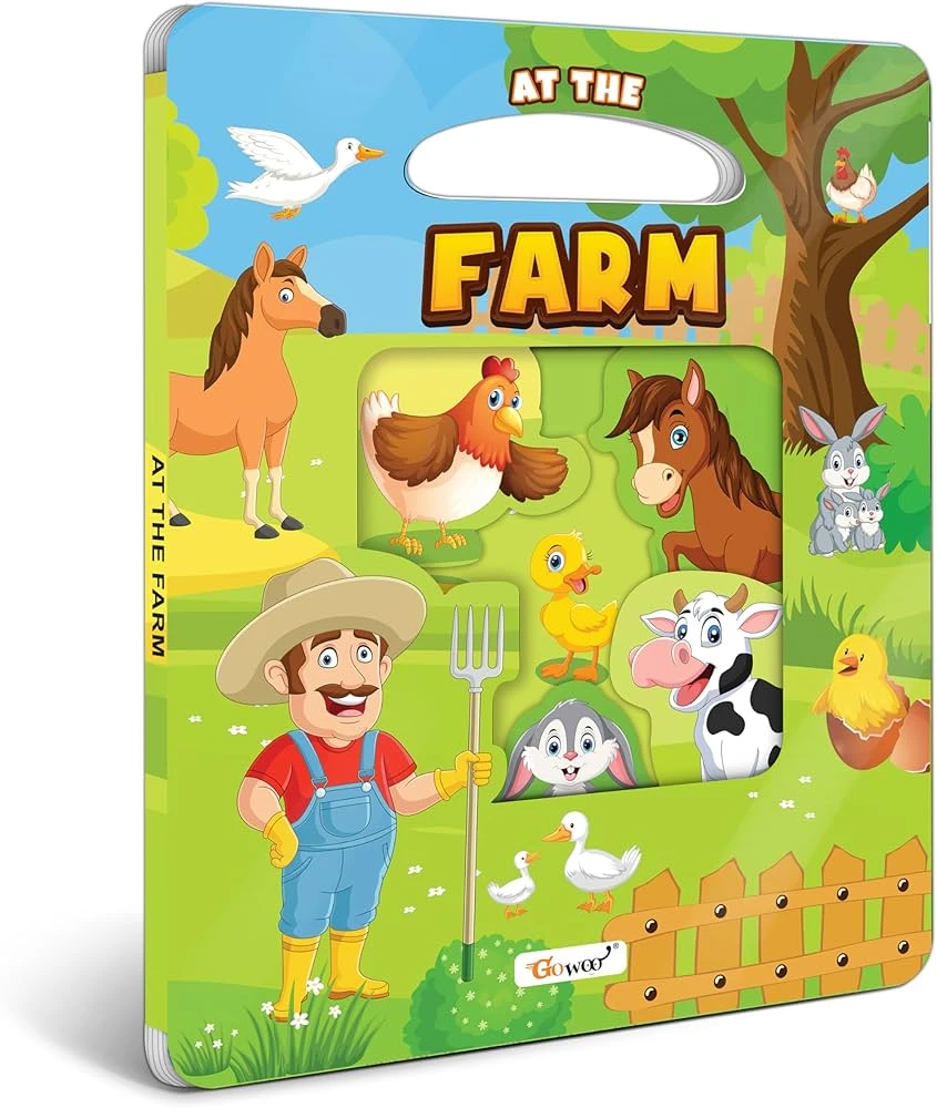 WINDOW CUT-BOARD BOOK - IN THE FARM DREAMLAND BOOKS