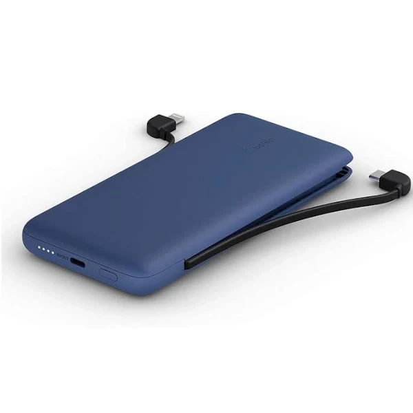 Compact and Lightweight 10,000mAh Power Bank – Belkin (Blue)