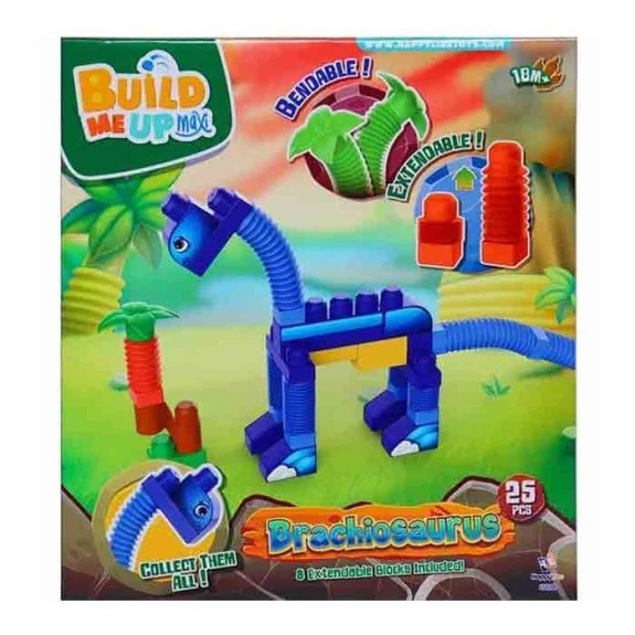 BLOCK MAXI BENDY DINO 25PCS