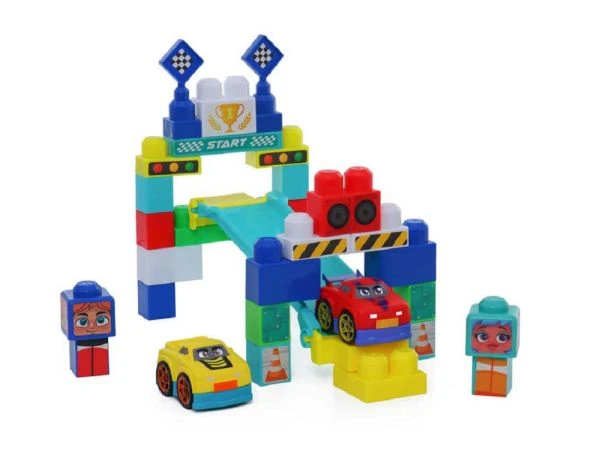 BLOCK MAXI 2 CITY CAR SET 35PCS