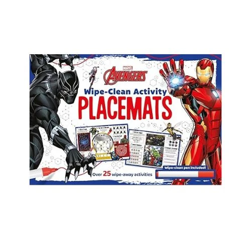 Marvel Avengers: Wipe-clean Activity Placemats