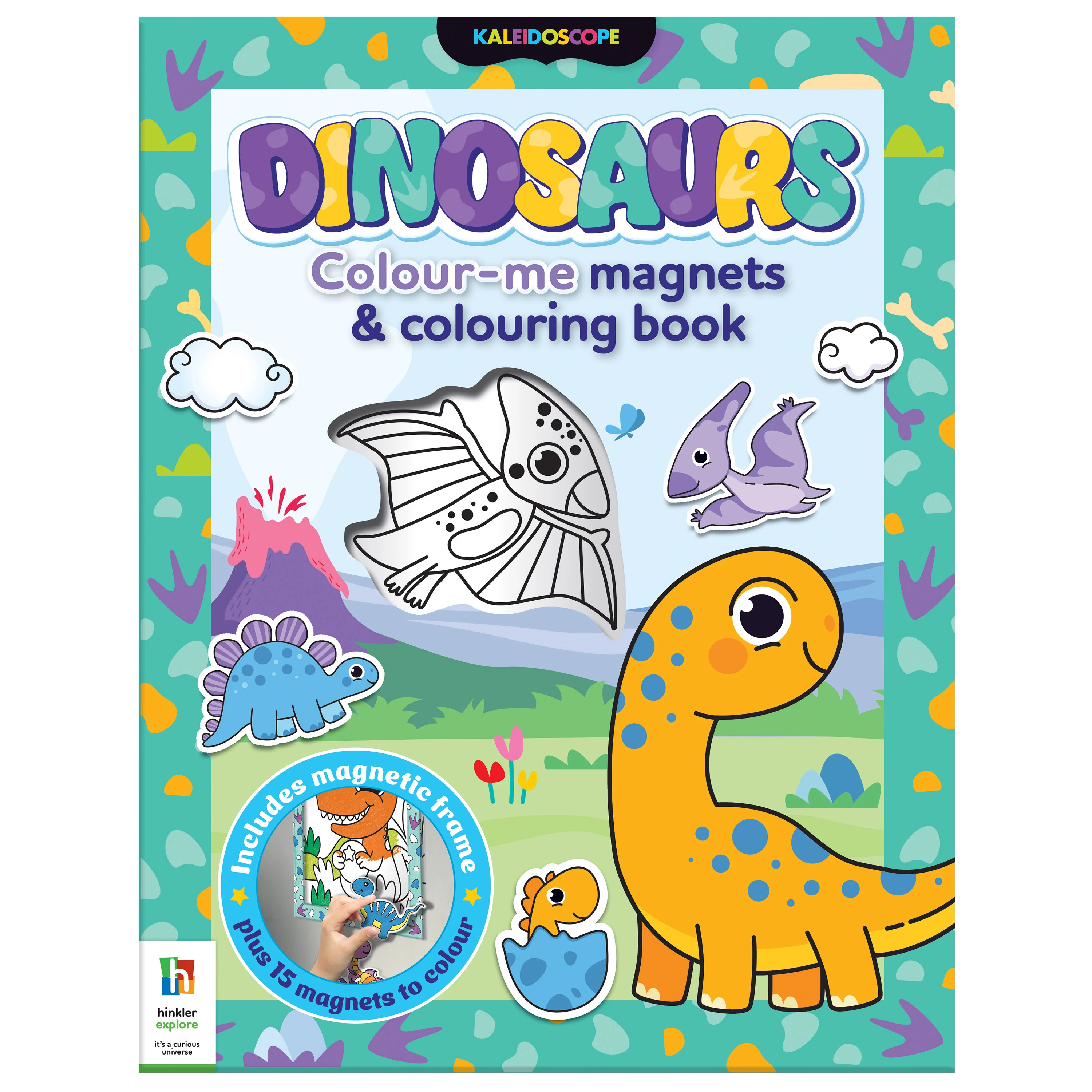 Dinosaurs Colour-Me Magnets