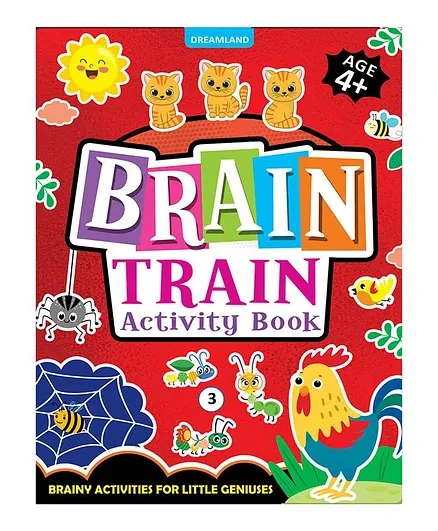 BRAIN TRAIN ACTIVITY - AGE 4+ DREAMLAND BOOKS