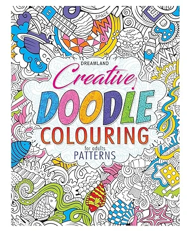CREATIVE DOODLE COLOURING - PATTERNS DREAMLAND BOOKS