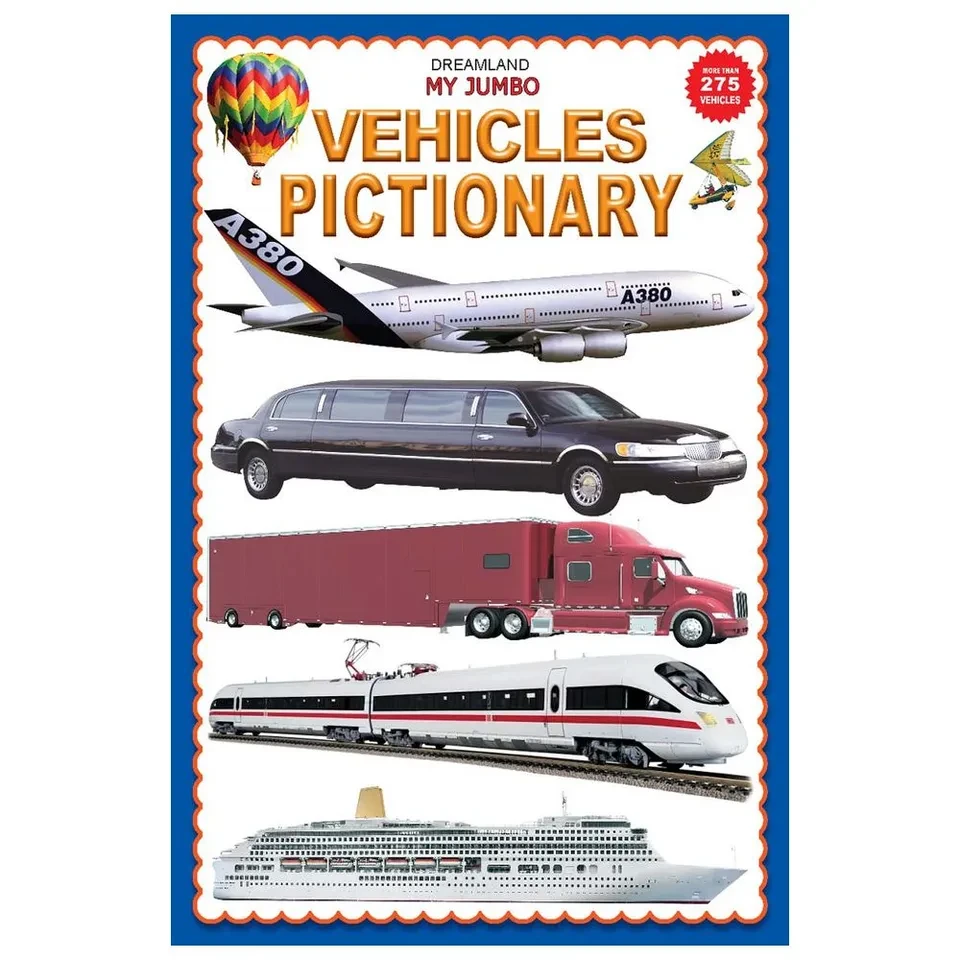 MY JUMBO VEHICLES PICTIONARY DREAMLAND BOOKS