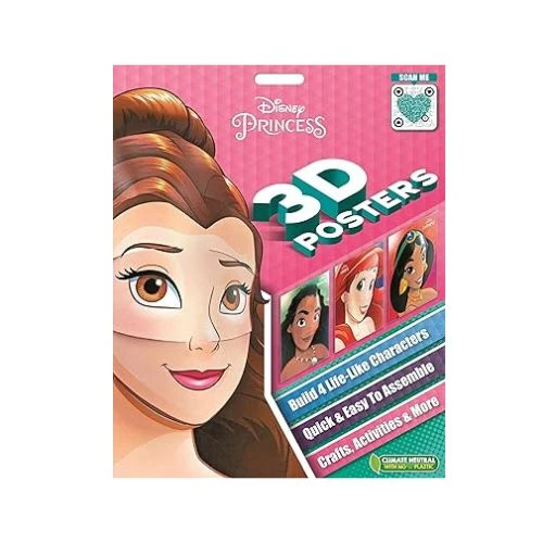Disney Princess 3D Poster Art Book Igloo