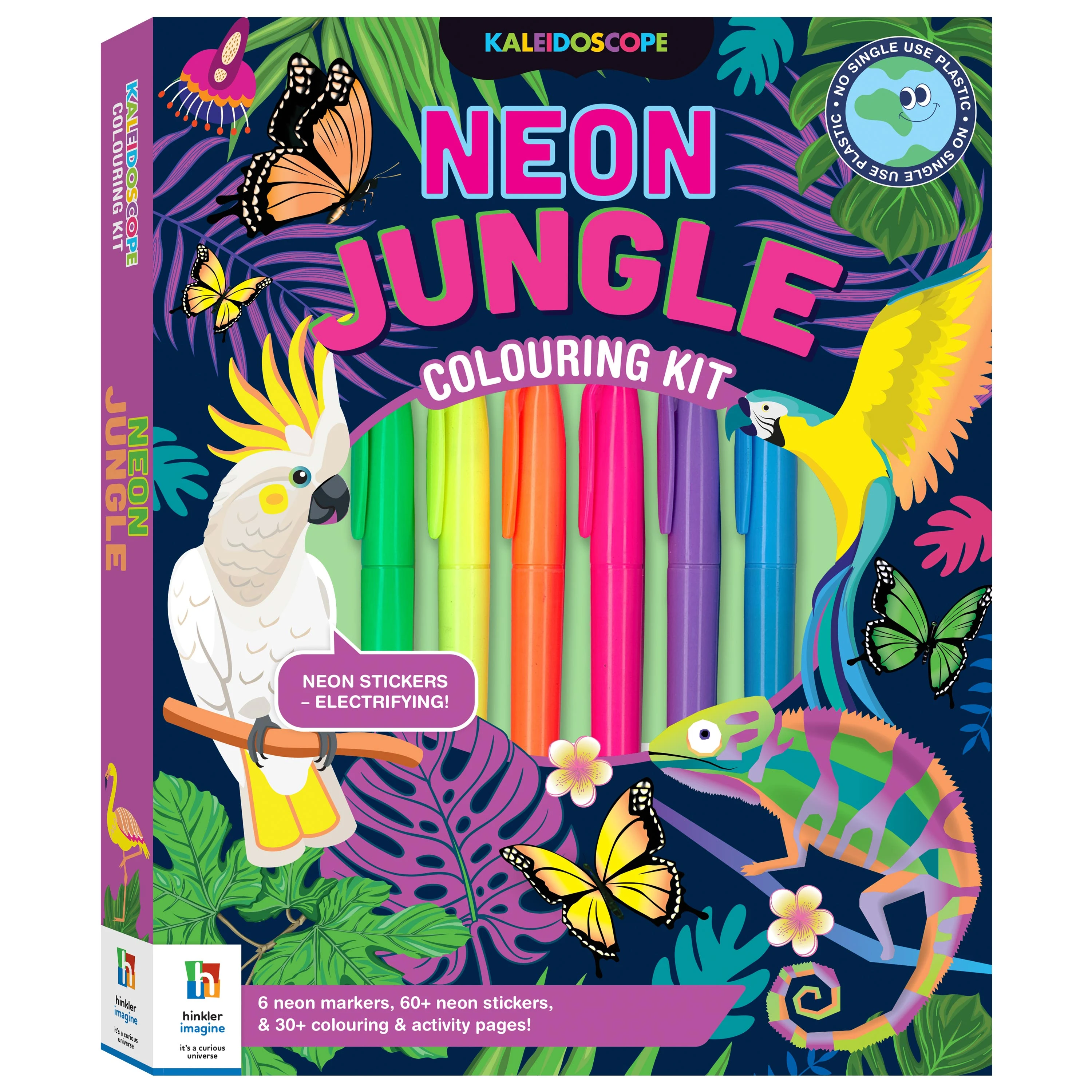 Kaleidoscope Colouring Kit Neon Jungle
