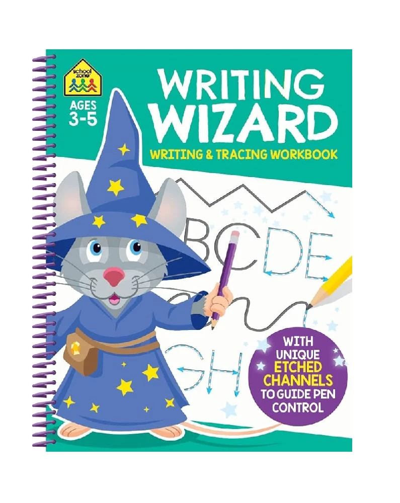 School Zone Writing Wizard Tracing and Writing Book