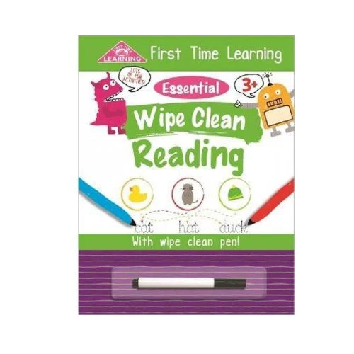 First Time Learning: Wipe Clean Reading