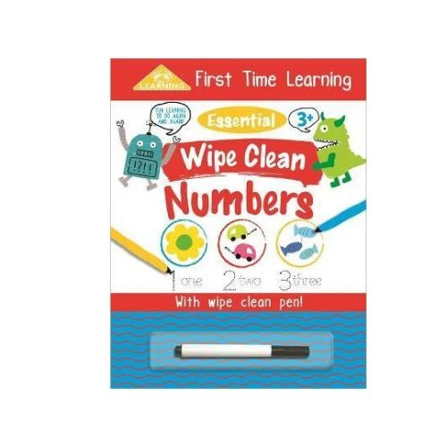 First Time Learning: Wipe Clean Numbers