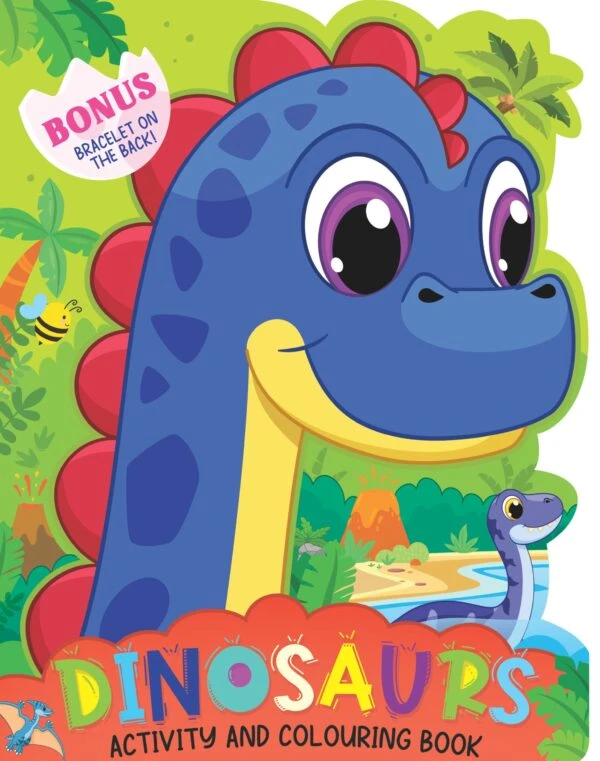 DINOSAURS ACTIVITY AND COLOURING BOOK DREAMLAND BOOKS