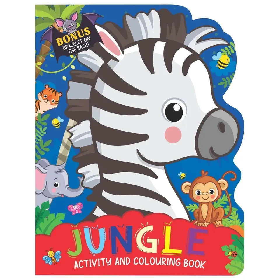 JUNGLE ACTIVITY AND COLOURING BOOK DREAMLAND BOOKS