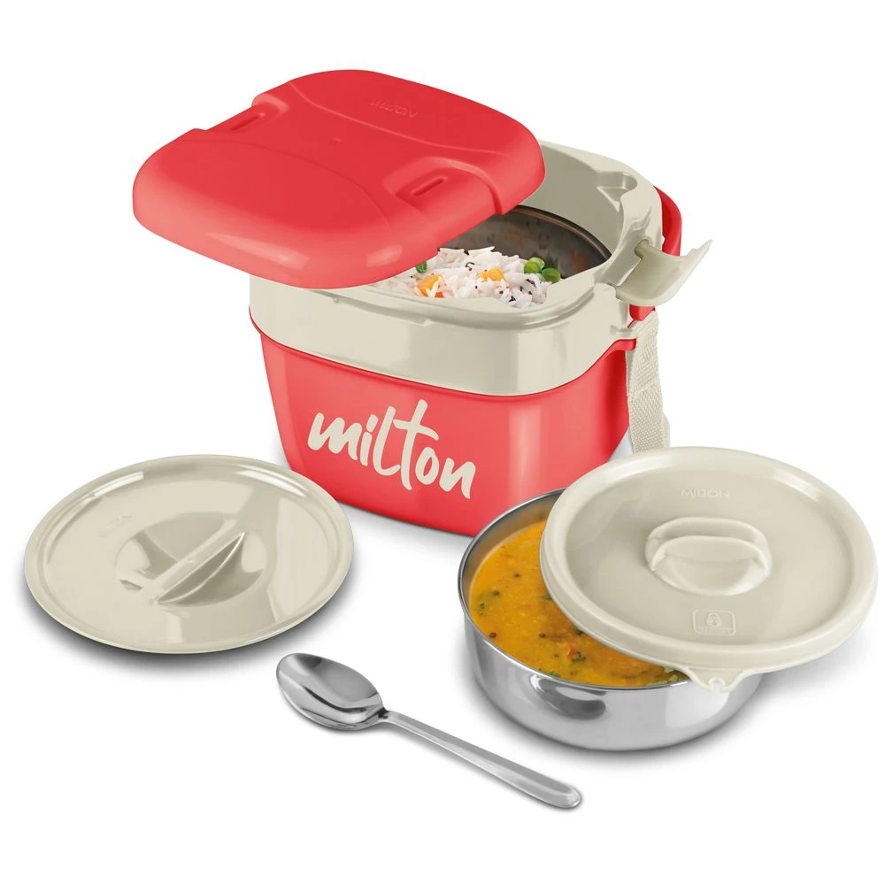 Milton Cubic Small Inner Stainless Steel Lunch Box, 1100 ml,
